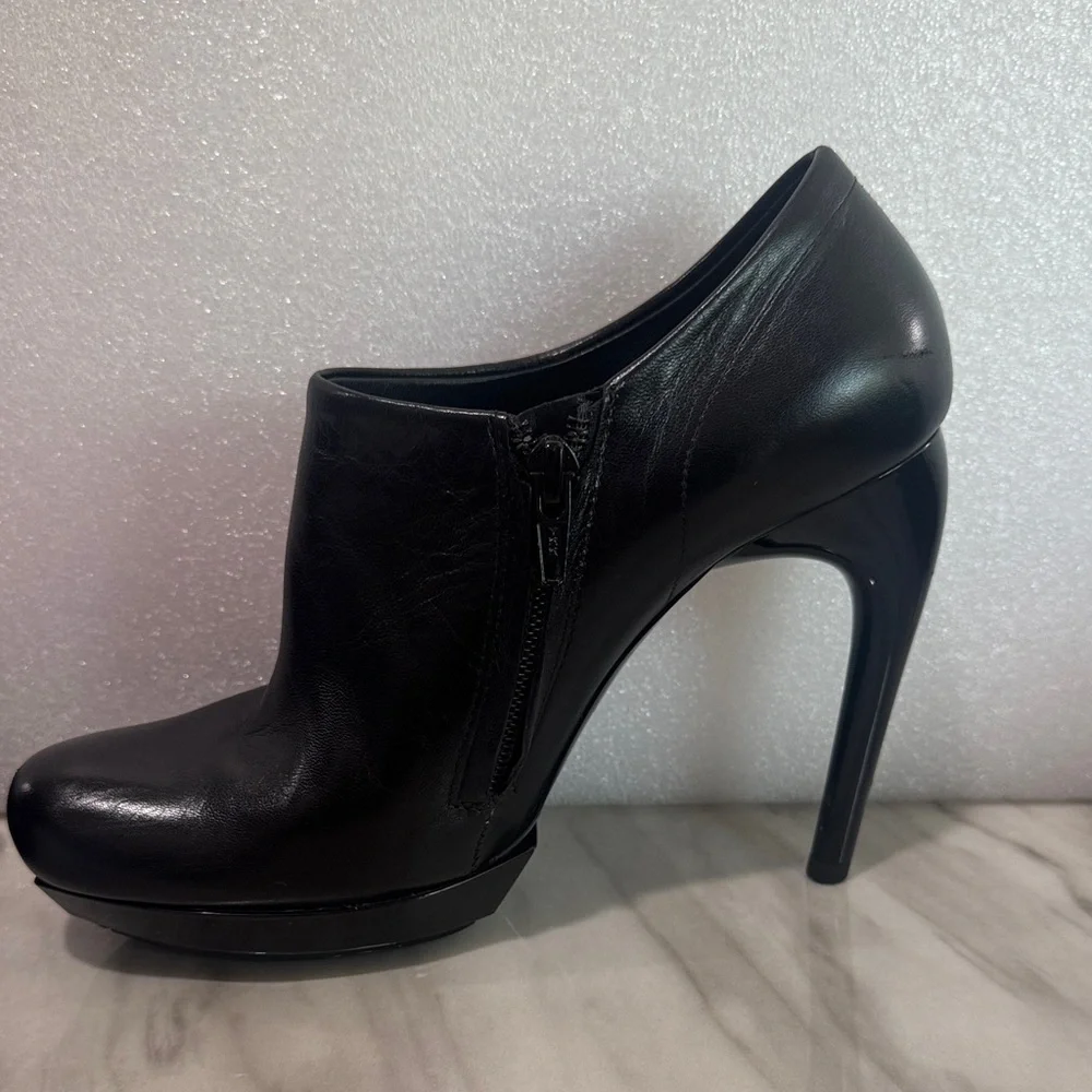 Balenciaga Sleek Black Ankle Booties size 7.5